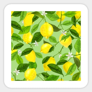 Watercolor Lemon 2 Sticker